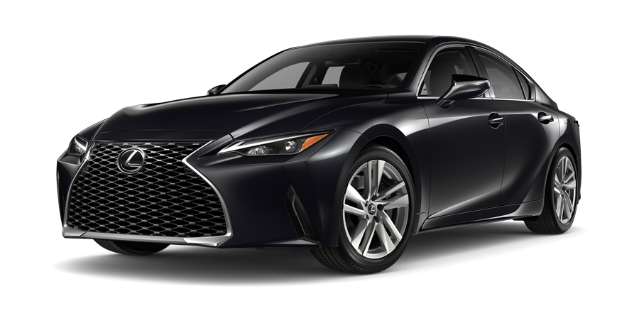 Exterior of the Lexus IS shown in Caviar | Lexus of Akron Canton in Akron OH