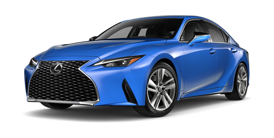 Exterior of the Lexus IS shown in Grecian Water | Lexus of Akron Canton in Akron OH