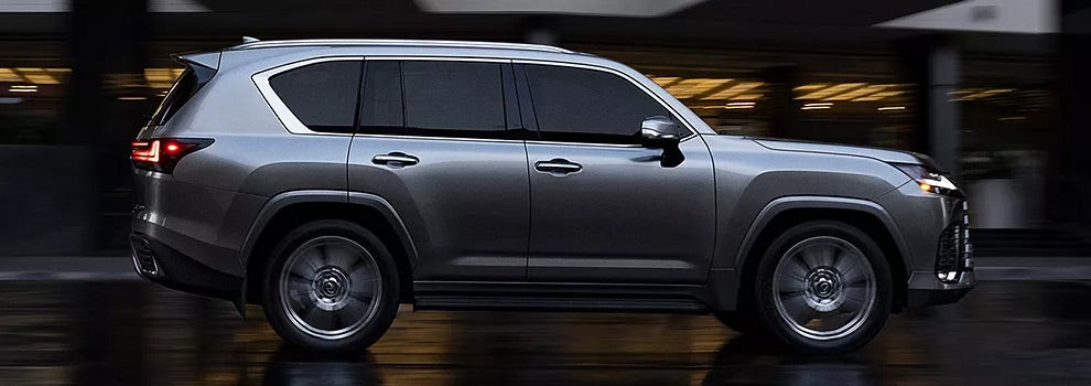 Exterior of the Lexus LX 600 in Maganese Luster Lexus of Akron Canton in Akron OH
