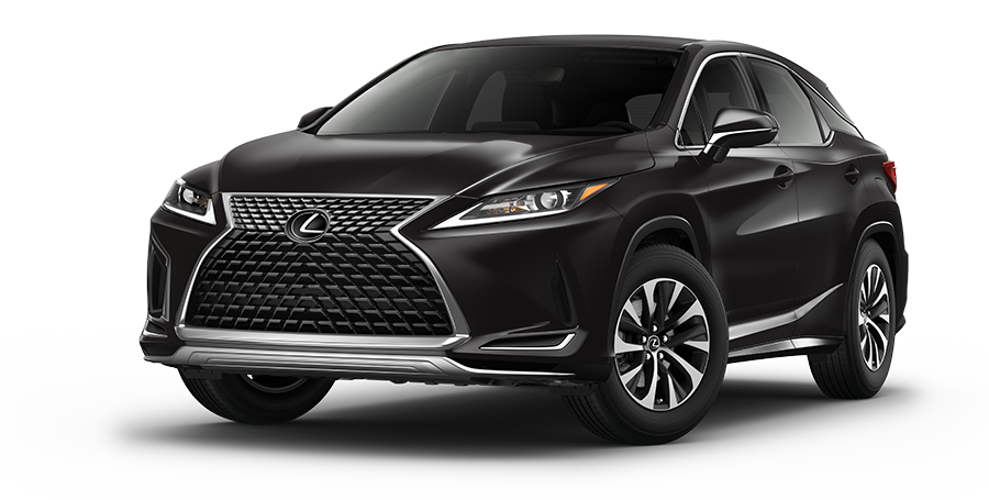 Exterior of the Lexus RX shown in Caviar | Lexus of Akron Canton in Akron OH