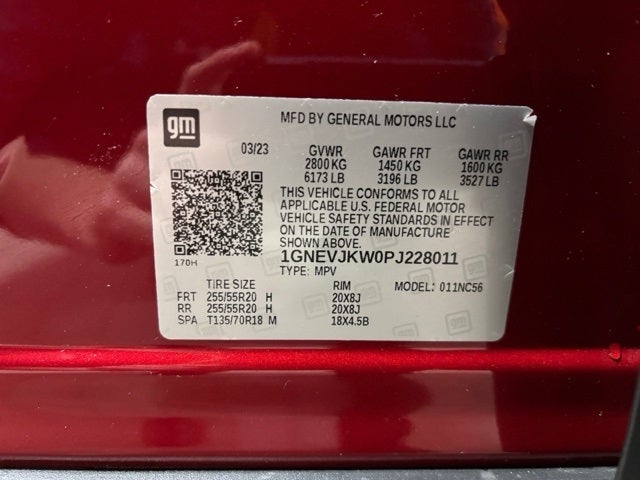 2023 Chevrolet Traverse RS