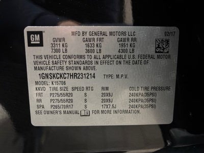 2017 Chevrolet Tahoe Premier