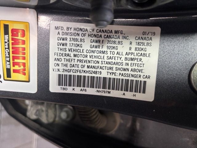 2019 Honda Civic LX