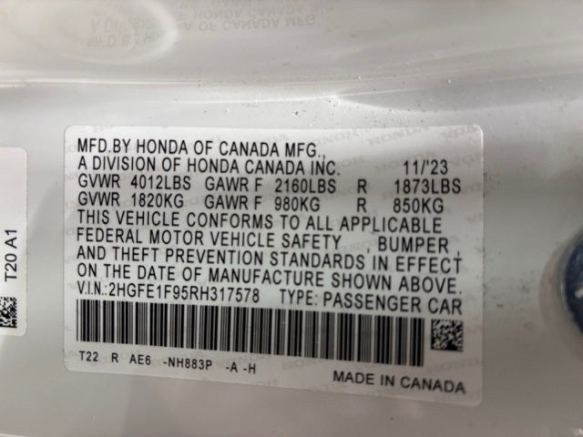 2024 Honda Civic Touring