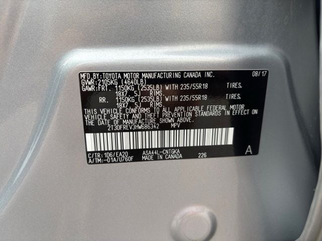 2017 Toyota RAV4 Limited