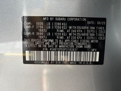 2023 Subaru Outback Touring XT