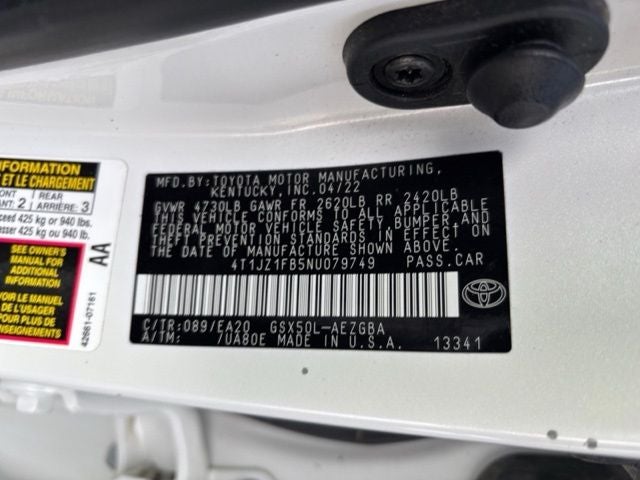 2022 Toyota Avalon XLE