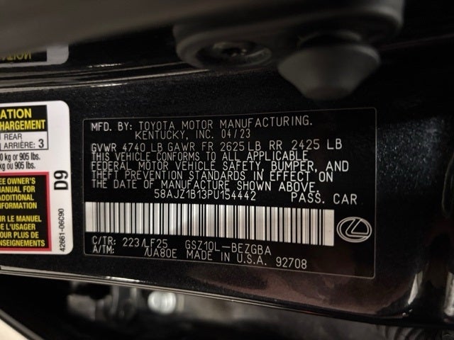 2023 Lexus ES 350 F Sport