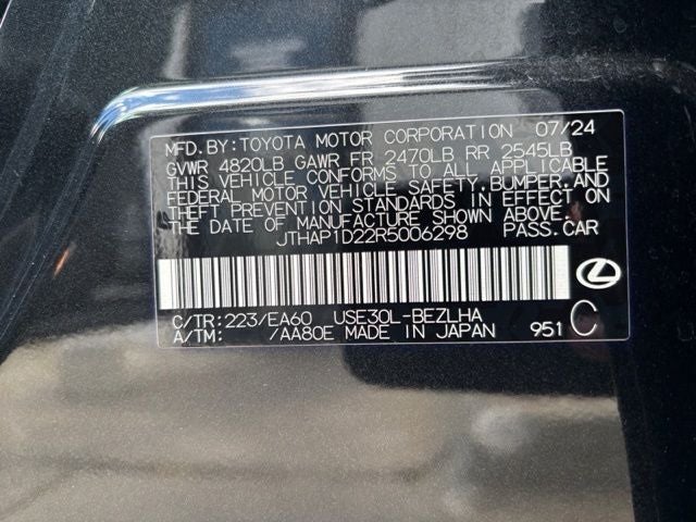 2024 Lexus IS 500 F SPORT Performance Premium