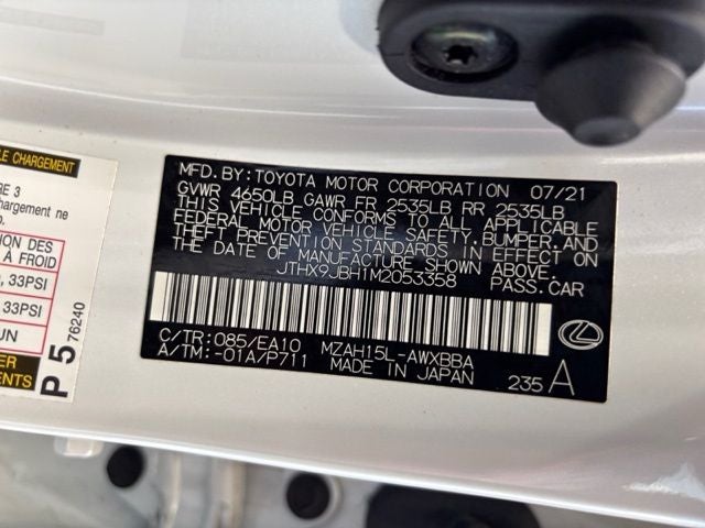 2021 Lexus UX 250h Base