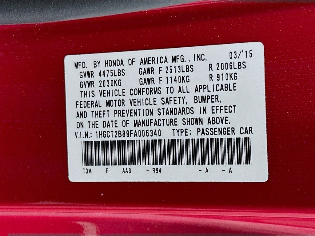 2015 Honda Accord EX-L