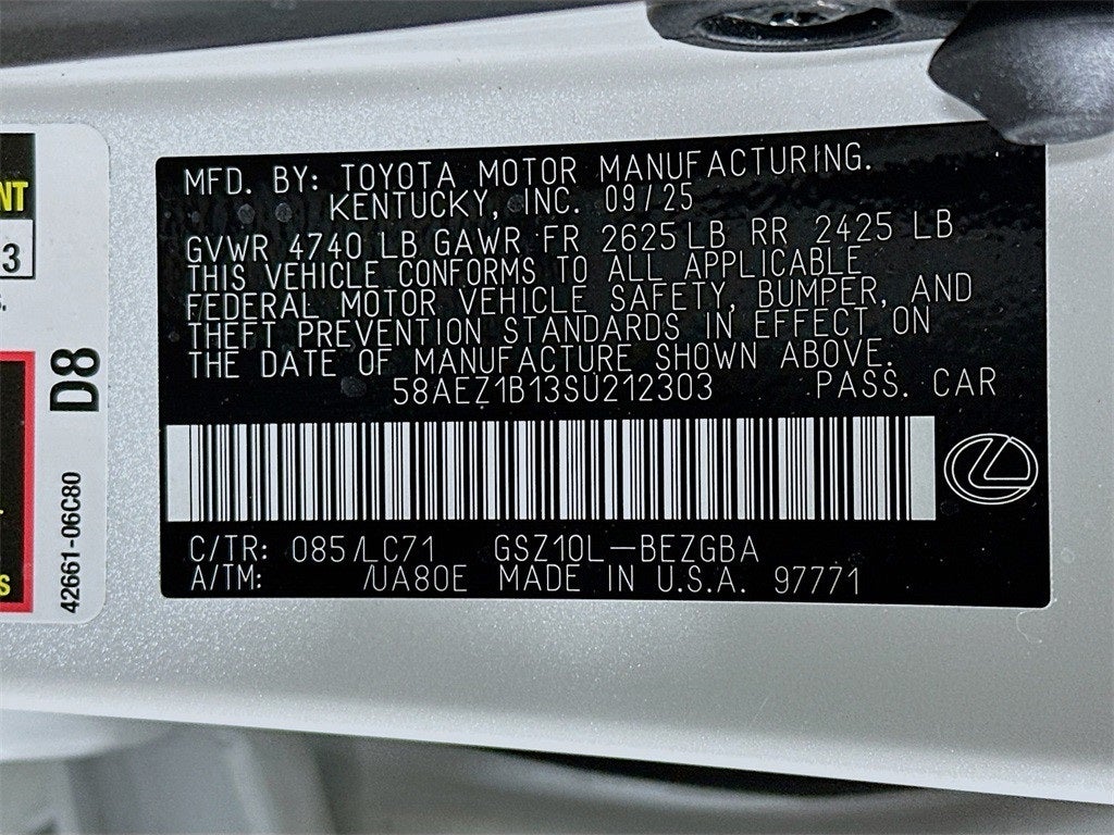 2025 Lexus ES 350 Luxury