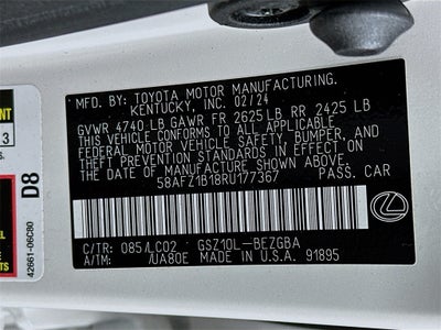 2024 Lexus ES 350 Ultra Luxury