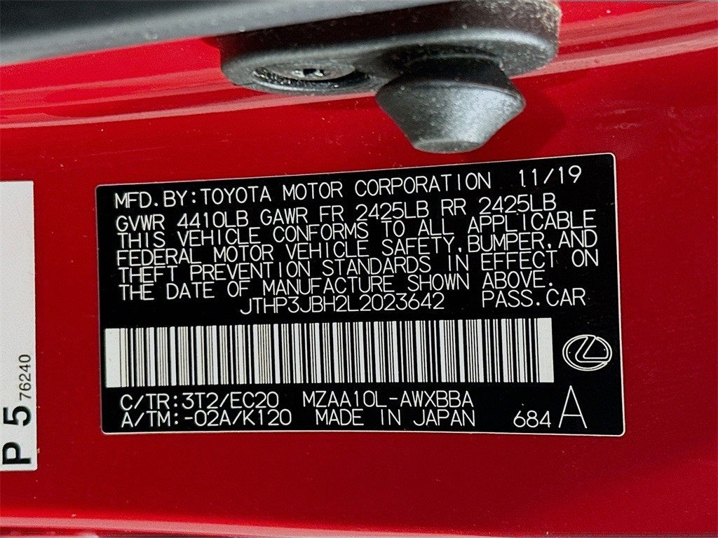 2020 Lexus UX 200 Base