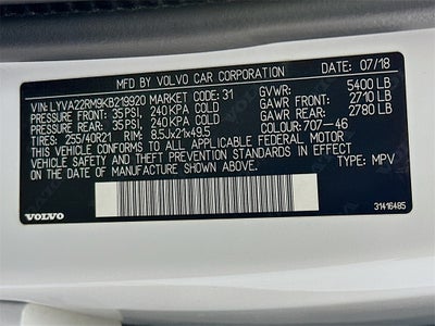 2019 Volvo XC60 T6 R-Design