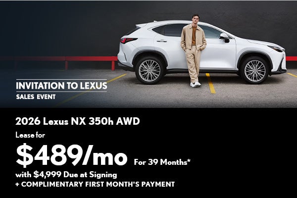  Lexus NX Offer