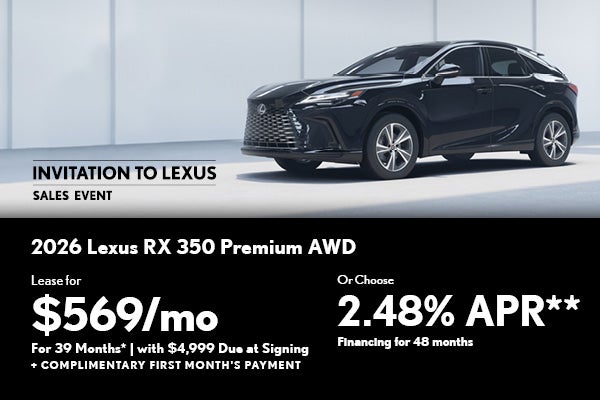  Lexus RX Offer