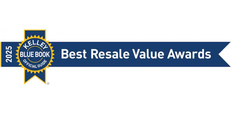 Kelley Blue Book Best Resale Value Awards 2025